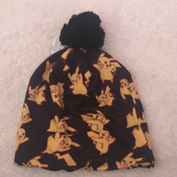 Pikachu beanie with Pom pom - Picture 2 of 2
